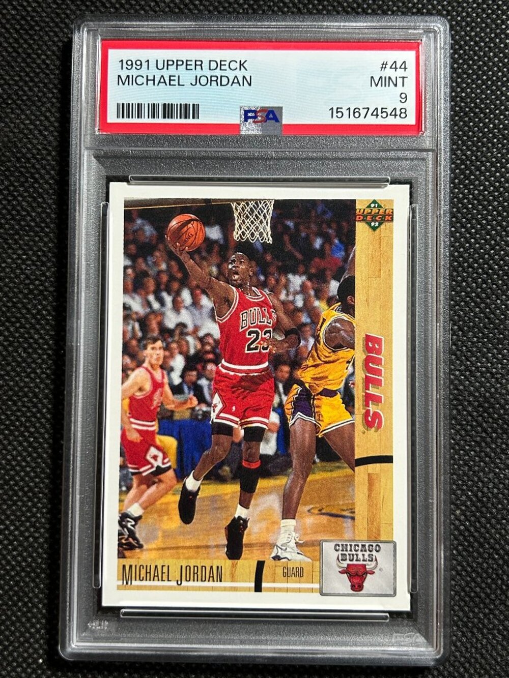 1991 Upper Deck Michael Jordan #44 PSA 9 MINT Chicago Bulls HOF